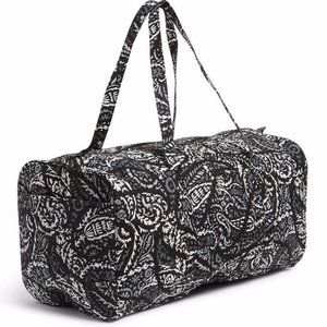 Vera Bradley XL Traveler Duffel Bag Paisley Noir
